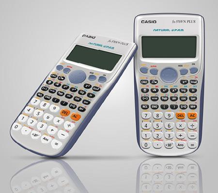 Máy Tính học sinh Casio Fx-570 ES Plus Màu Xanh Xám ( nhập khẩu không tem )