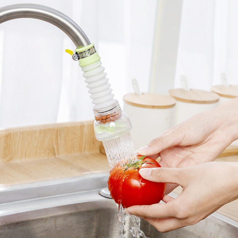 Water filter at the faucet