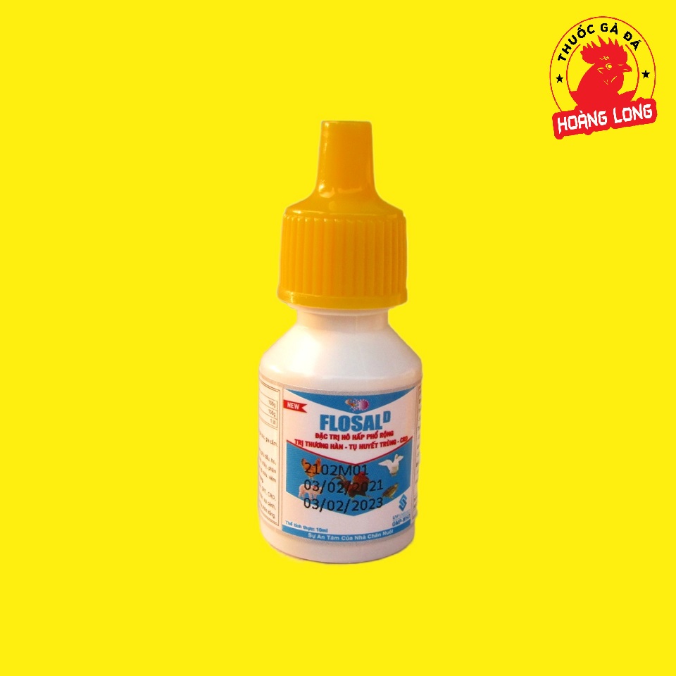 FLOSAL D 10 ML khò khè sổ mủi cho gà đá