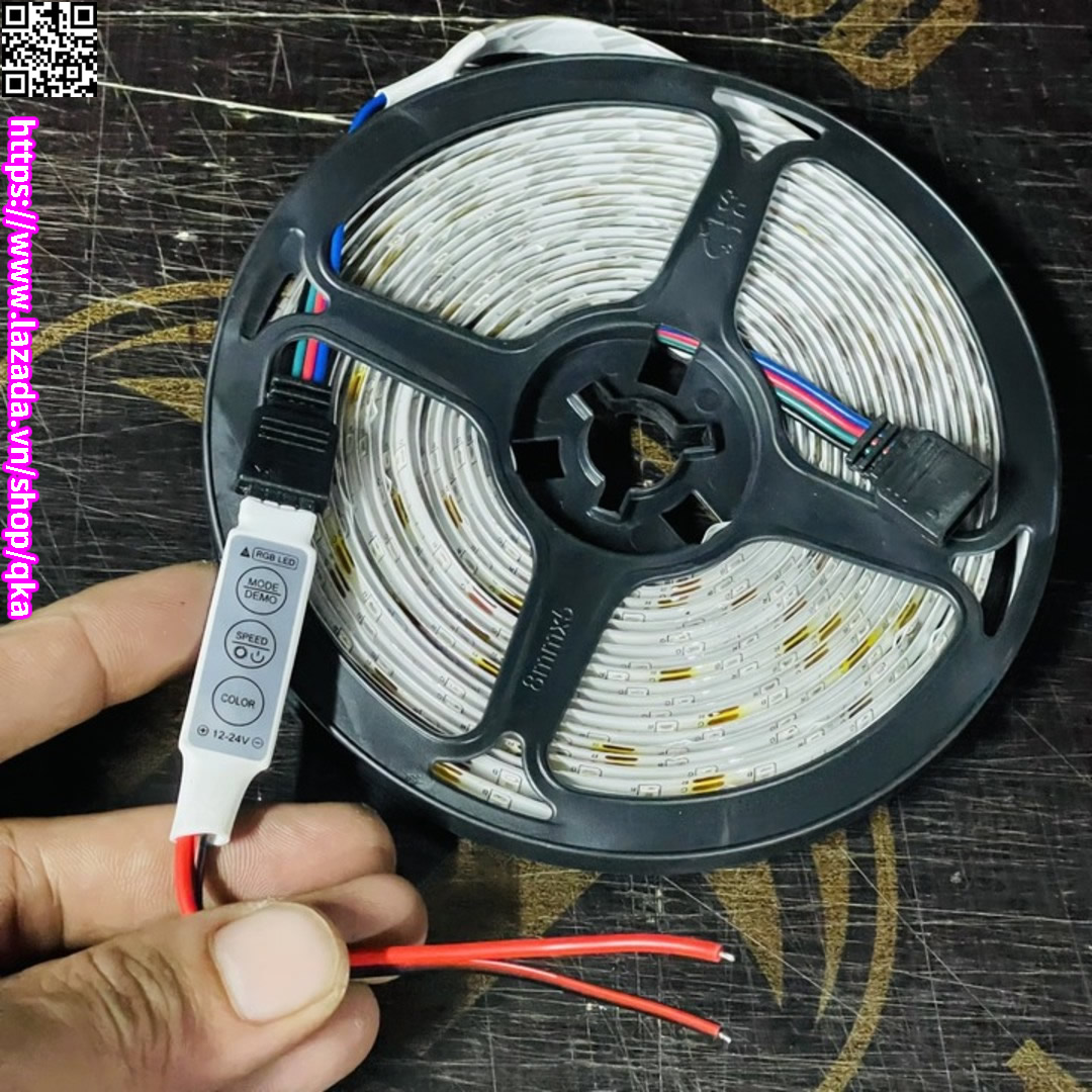 Cuộn 5 mét Led RGB 12v đa màu sắc