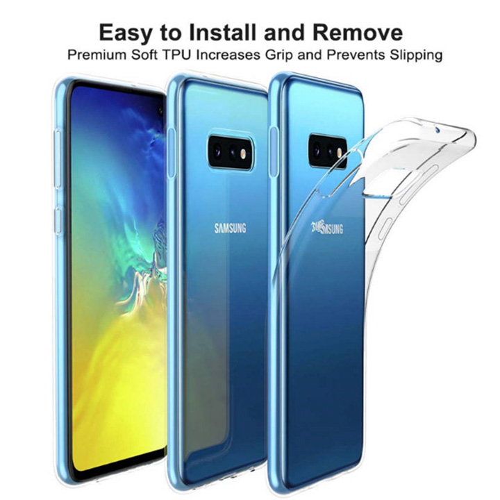 ốp lưng dẻo silicon trong suốt Samsung S10E