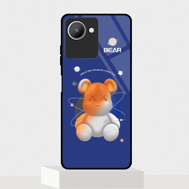 Ốp lưng realme c30, c30s mặt kính cường lực cao cấp