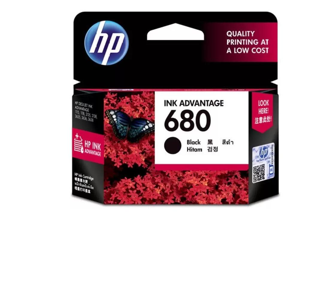 Mực in HP 680 Black Original Ink Advantage Cartridge (F6V27AA)