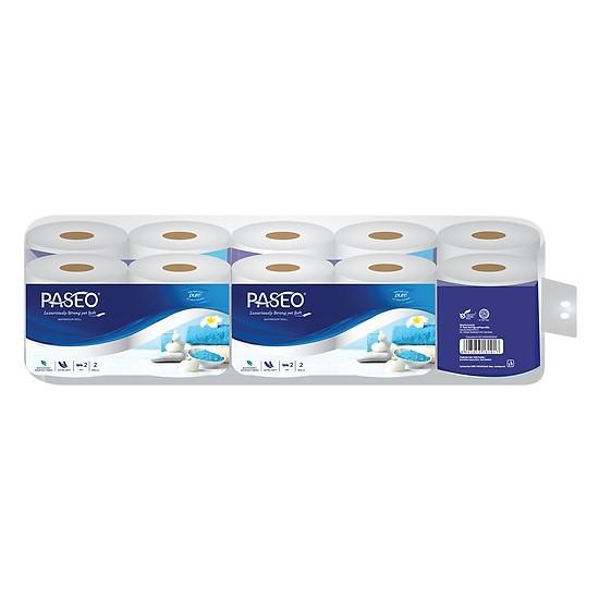 Combo 4 lốc Giấy vệ sinh Paseo 10 cuộn ( 2 lớp )