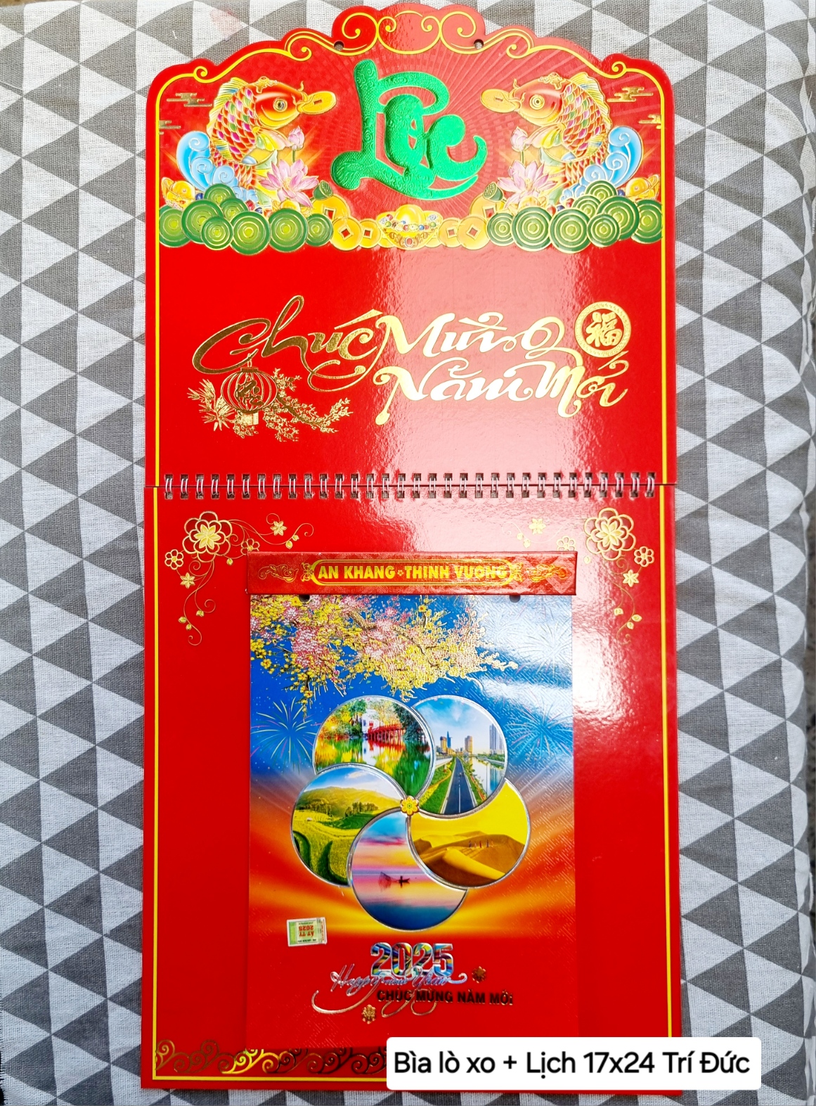 Lịch Lốc 2025 Siêu đại 17X24 cm (chỉ lốc rời)