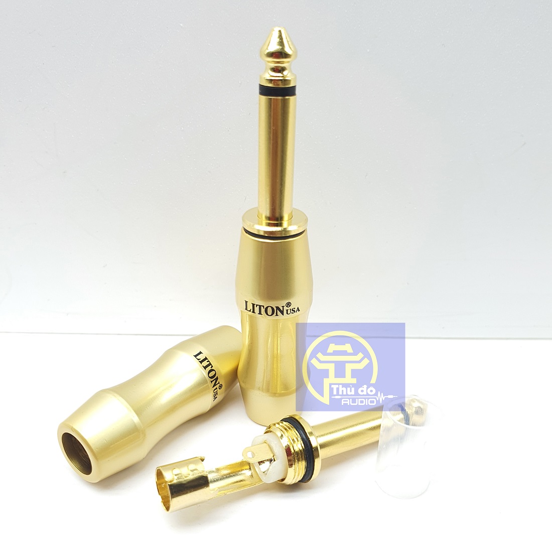 Jack Liton cao cấp 6.5mm Mono thẳng - jack hàn Liton USA