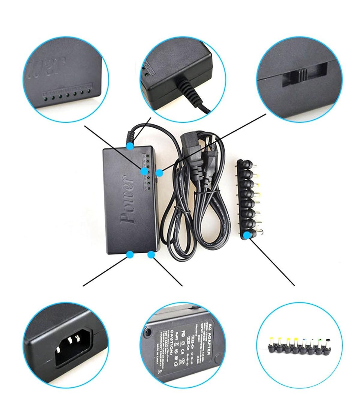 Adapter nguồn đa năng điện áp ra từ 12V-24V