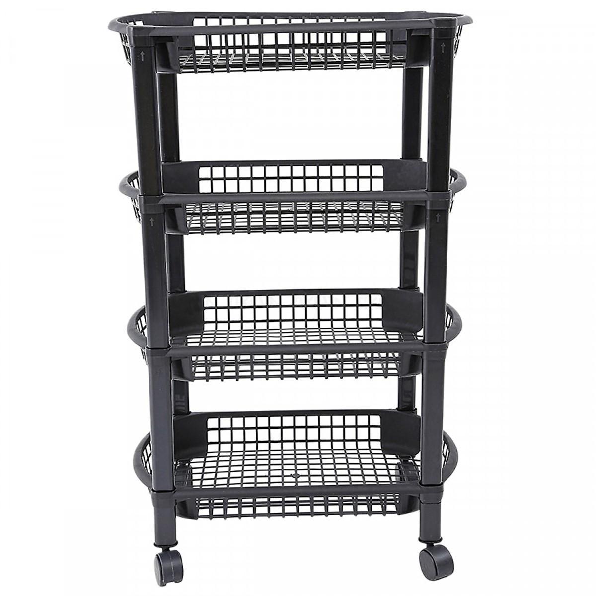 Kệ 4 tầng Tashuan Ts-5319B (Màu đen)