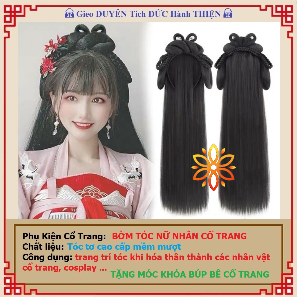 Bờm tóc cổ trang nữ nhân Hán Phục