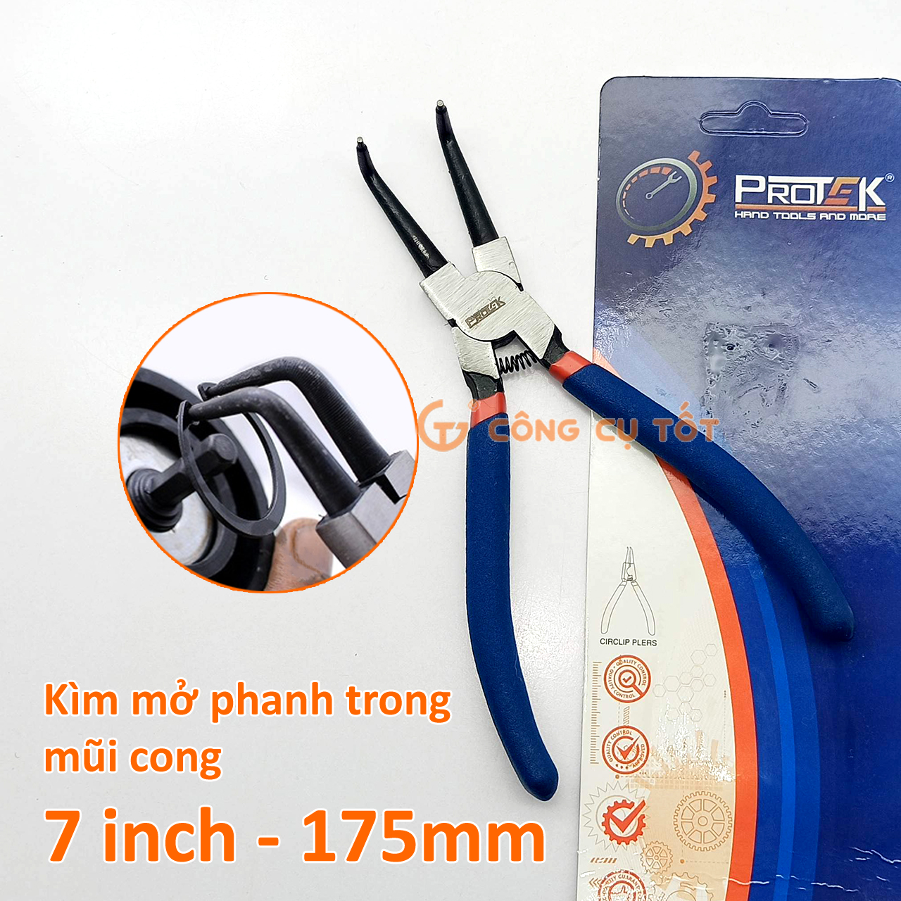 Kìm mở phanh - mở phe Protek 7 inch