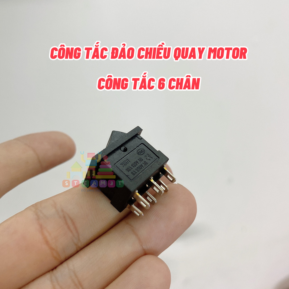 Công tắc 6 chân đảo chiều quay motor - LK0531