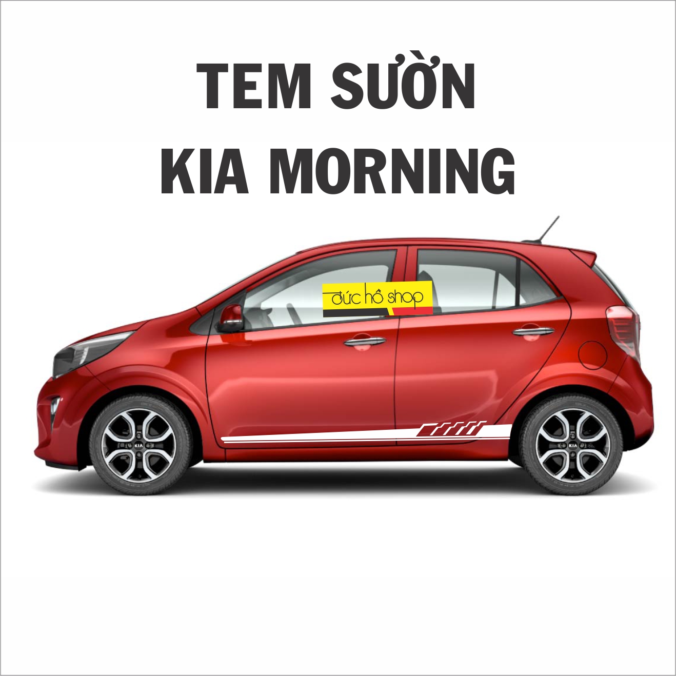 Tem dán sườn xe Morning - Grand I10