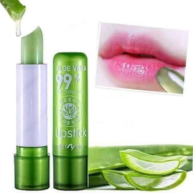 Son dưỡng môi nha đam tròn