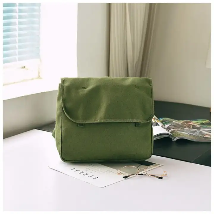 green school bag