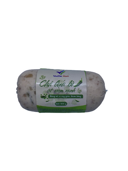Chả lụa bì ớt xiêm xanh 500g - viettinmart