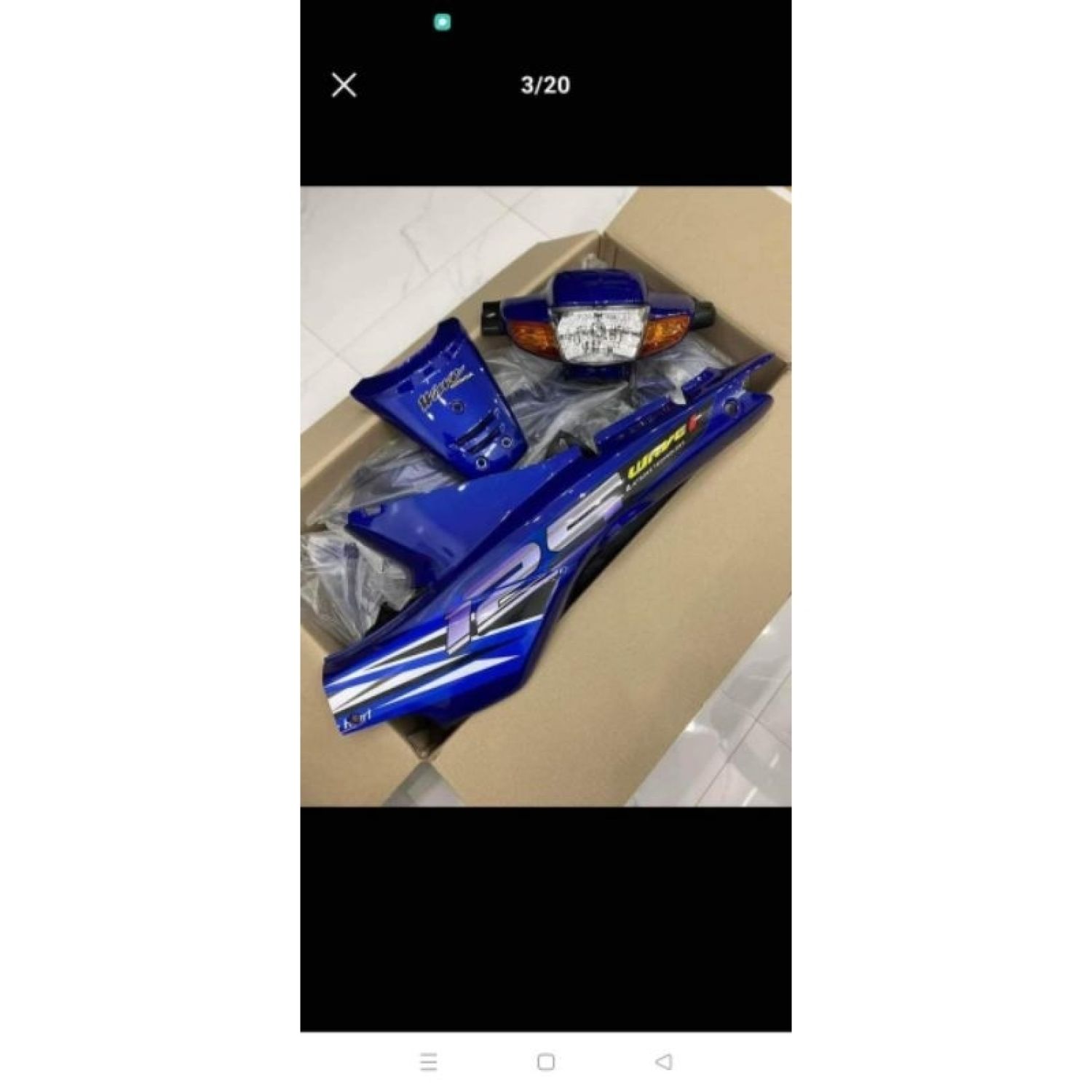 Tem Rời Wave Nhỏ 2004 Chế Wave 125i Xanh Dương