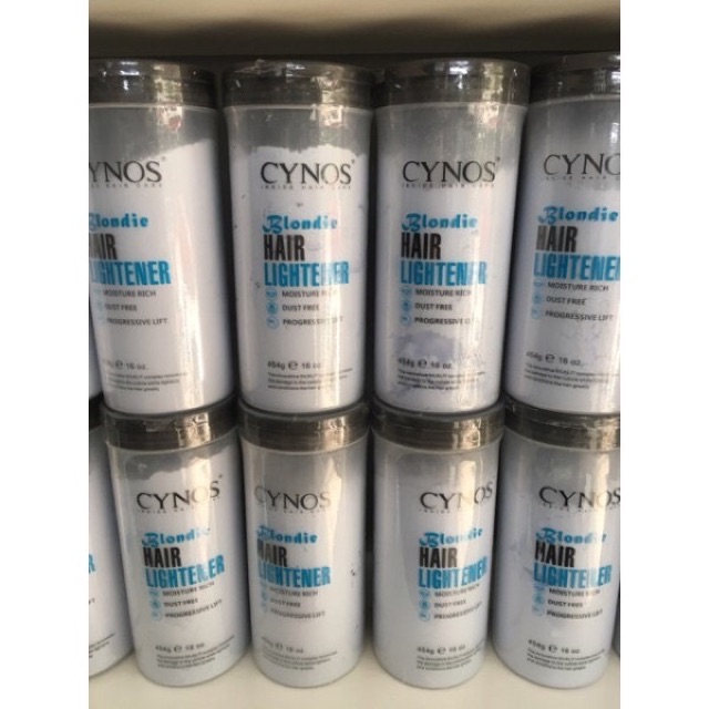 Bột tẩy tóc CYNOS Xanh , BỘT TẨY KHÔNG SÓT DA ĐẦU