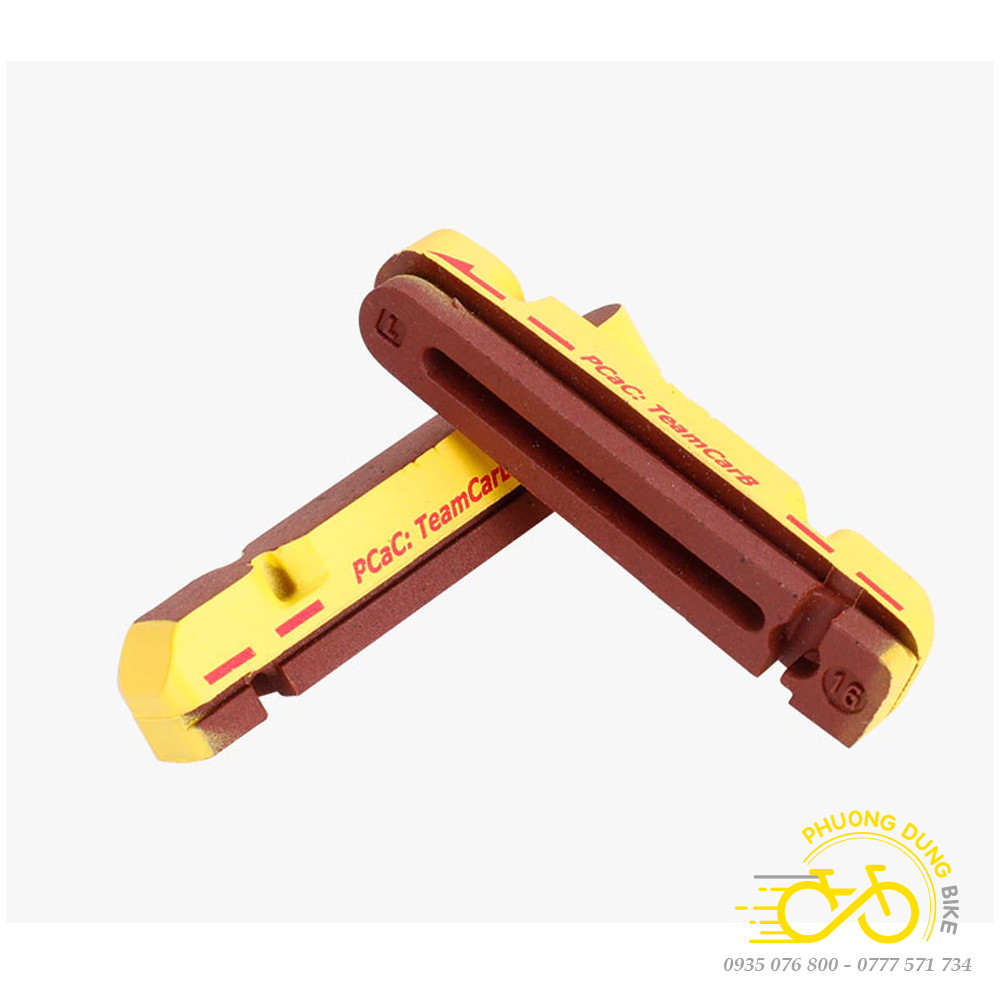 Cặp gôm phanh cho xe đạp road Carbon TeamCarb - 2 gôm phanh