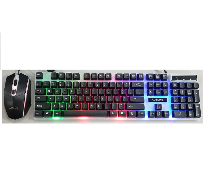 Bộ Bàn Phím Chuột Máy Tính Optical ADB Có Dây . Model : G21B Led