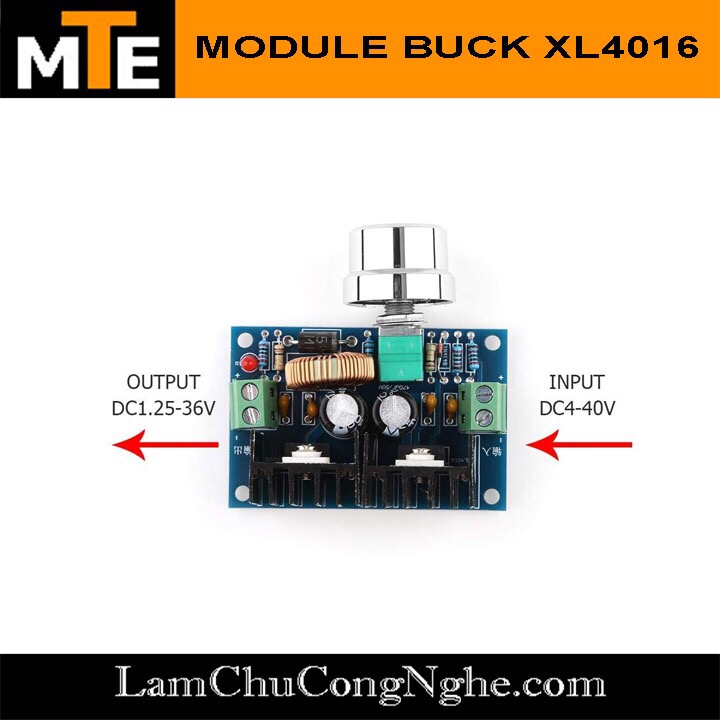 Mạch nguồn giảm áp DC XL4016 200W 8A module Buck