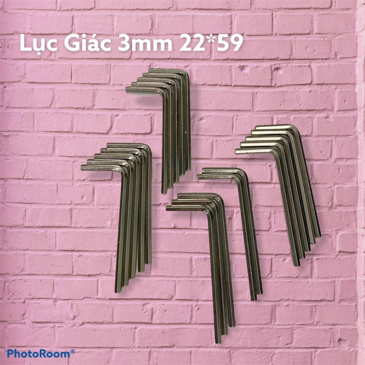 Lục giác 3mm (dài 22*59mm, 3ly)