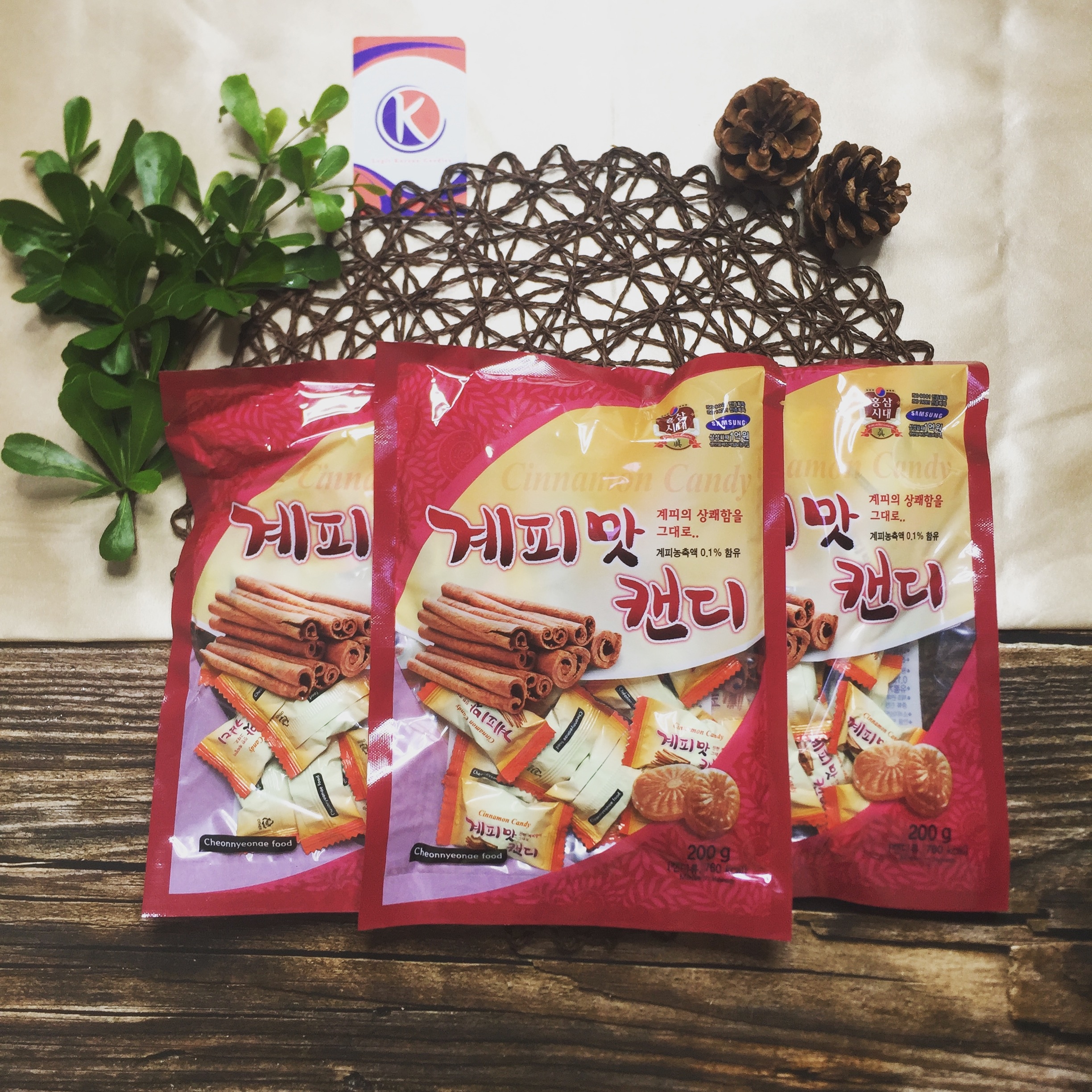 Kẹo quế Hàn Quốc 200g