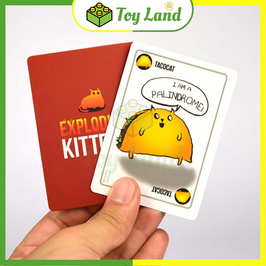 [Tiện Lợi] Bài Mèo Nổ Việt Hóa Exploding Kittens Board Game 56 Lá Chất Giấy Dày Chống Nước