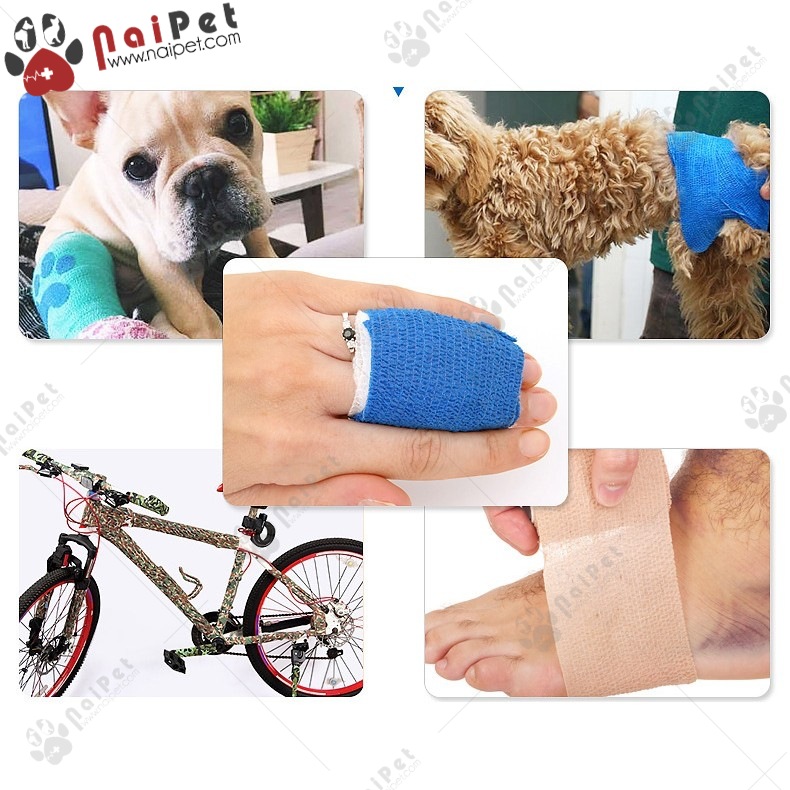 Cuộn Băng Bọc Cơ Y Tế Co Giãn Chống Nước Tự Dính