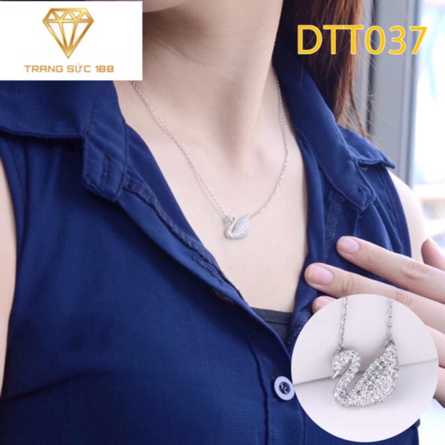 [HCM]Dây chuyền titan thiên nga DTT037 sản phẩm như hình đảm bảo chất lượng hoàn toàn tốt hợp thời trang sang trọng quý phái