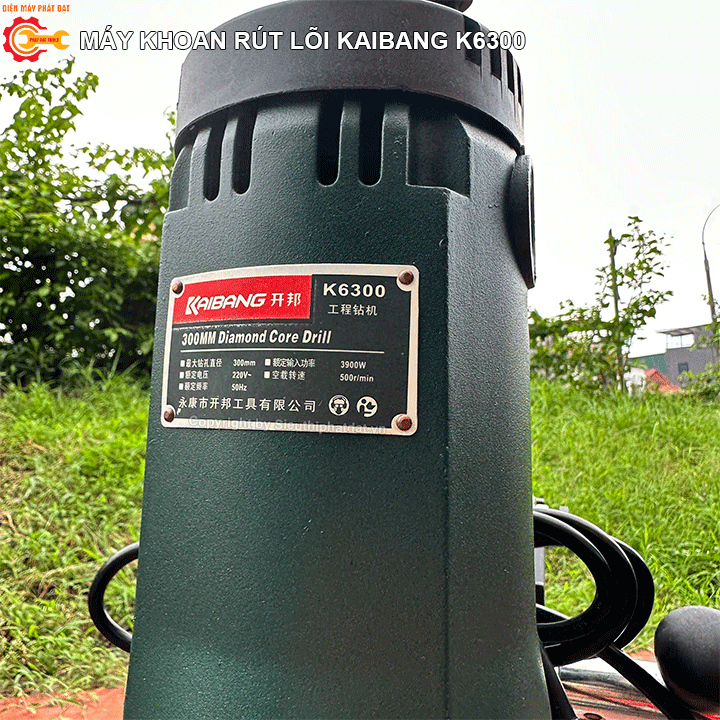 Kaibang K6300 High Quality Electric Core Drill, High Quality, 3900W Motor, High Speed, Suitable for All Surfaces