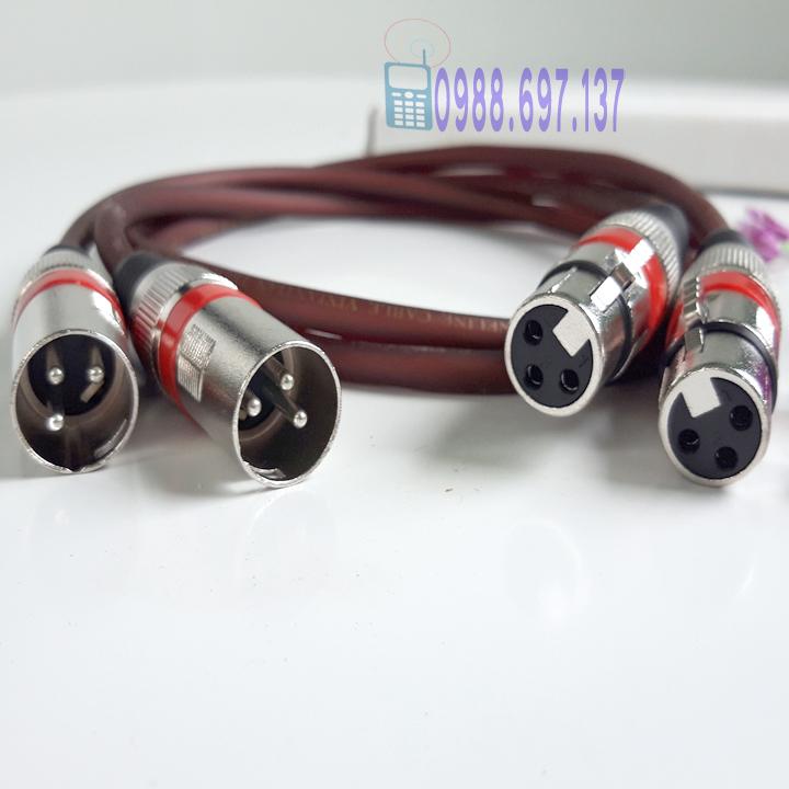 2 dây kết nối canon cao cấp 2 đầu đực cái