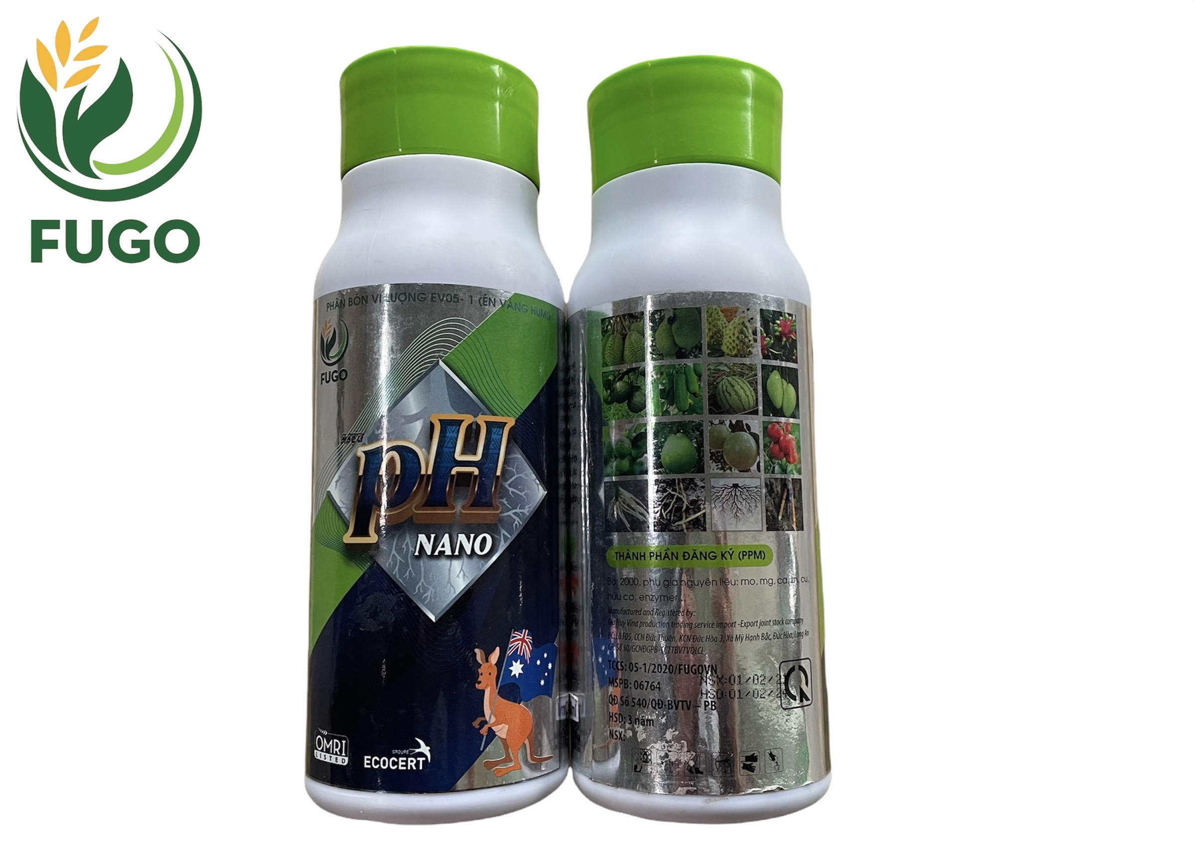 Phân bón gốc pH NANO Nâng pH trong đất(6.0-7.0), cải tạo đất