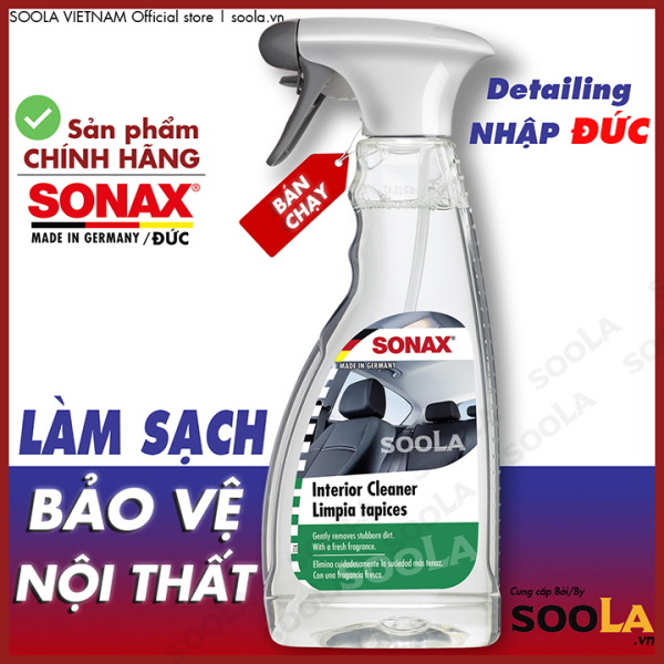 Dung dịch làm sạch nội thất SONAX Interior cleaner 500ml Chính hãng 321200