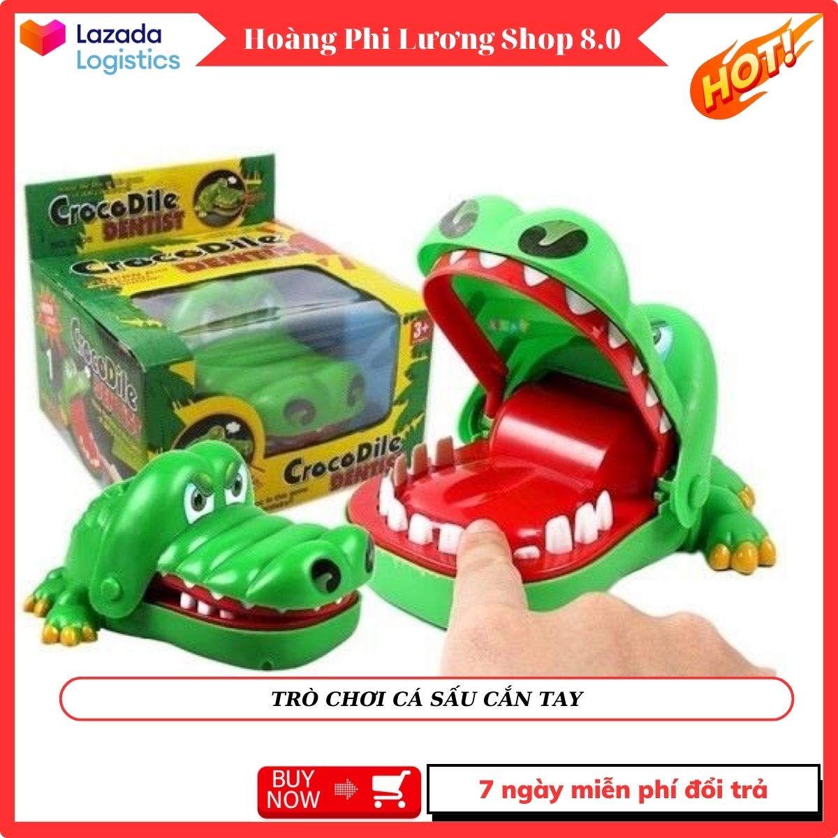 Cá sấu cắn tay mini, đồ chơi cá sấu. trò chơi cá sấu cắn tay - đồ chơi cá sấu bấm răng, đồ chơi trẻ em.