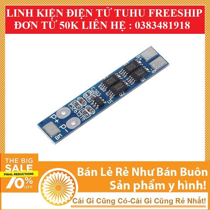 Mạch sạc và bảo vệ pin 2s 18650