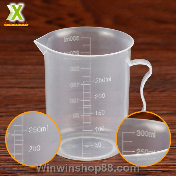 [HCM SHIP NHANH]Bộ 2 ca đong nhựa pha chế 300ml