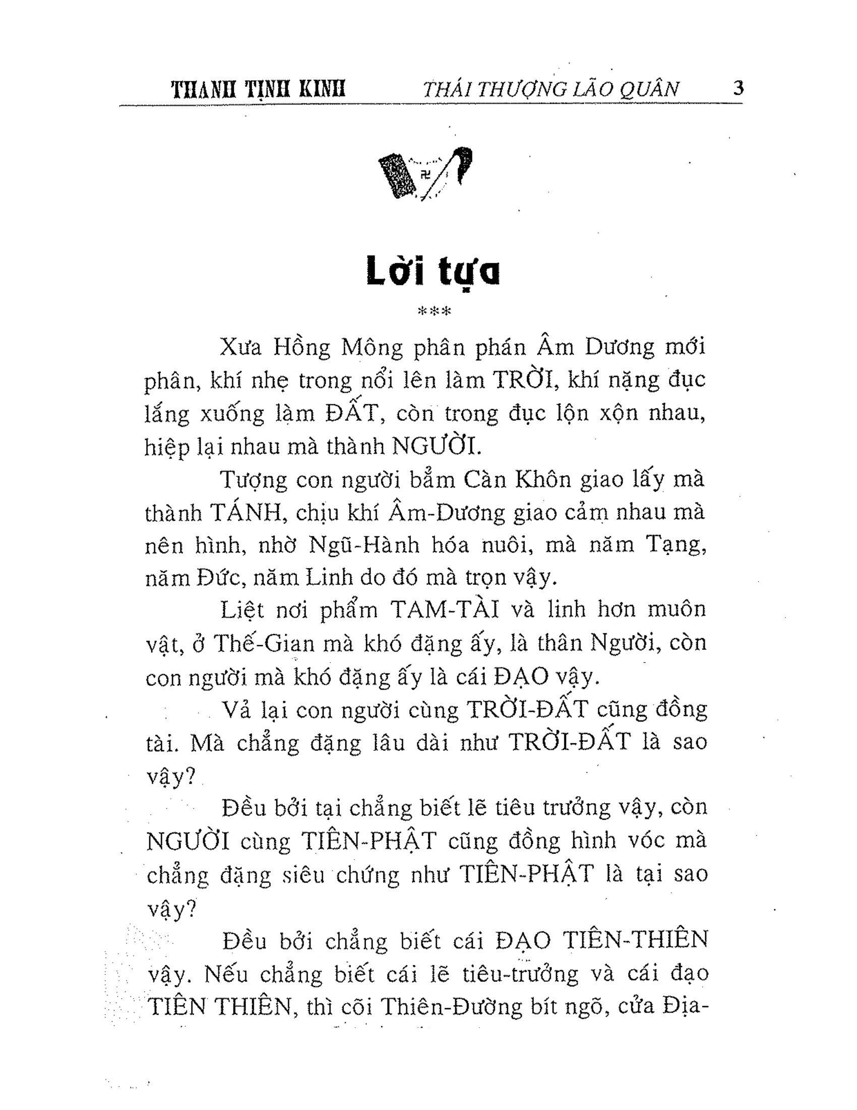Sách Thái Thượng Thanh Tịnh Kinh