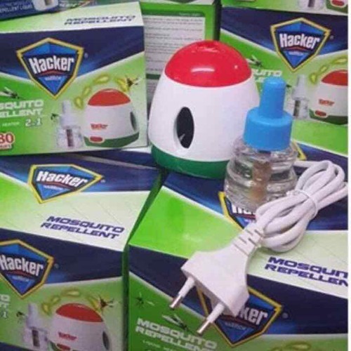 Máy xông tinh dầu đuổi muỗi hacker kèm 1 lọ tinh dầu