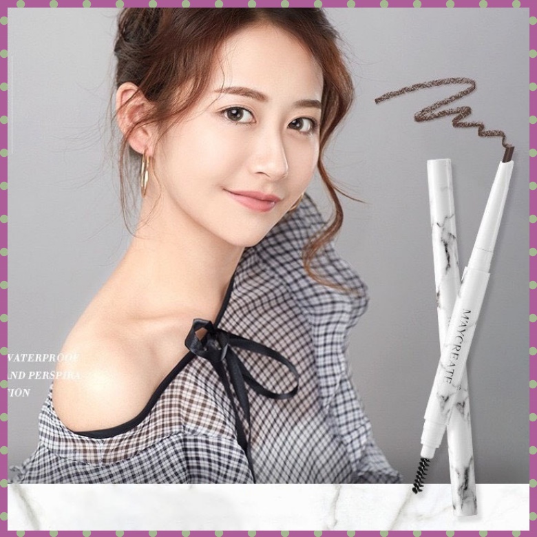 Bút kẻ lông mày Maycreate 2 đầu đa dụng tiện lợi