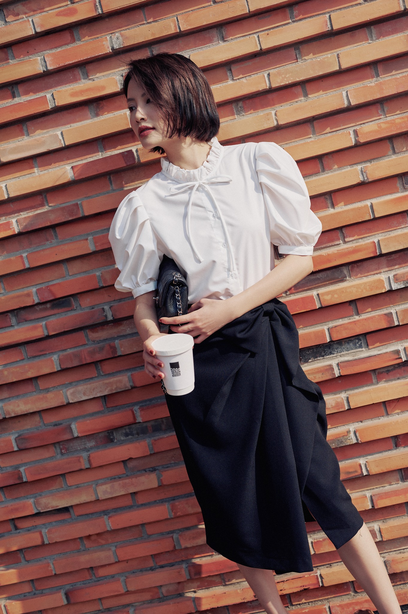 HUONG BOUTIQUE Áo sơ mi cotton lụa nữ BSSM15