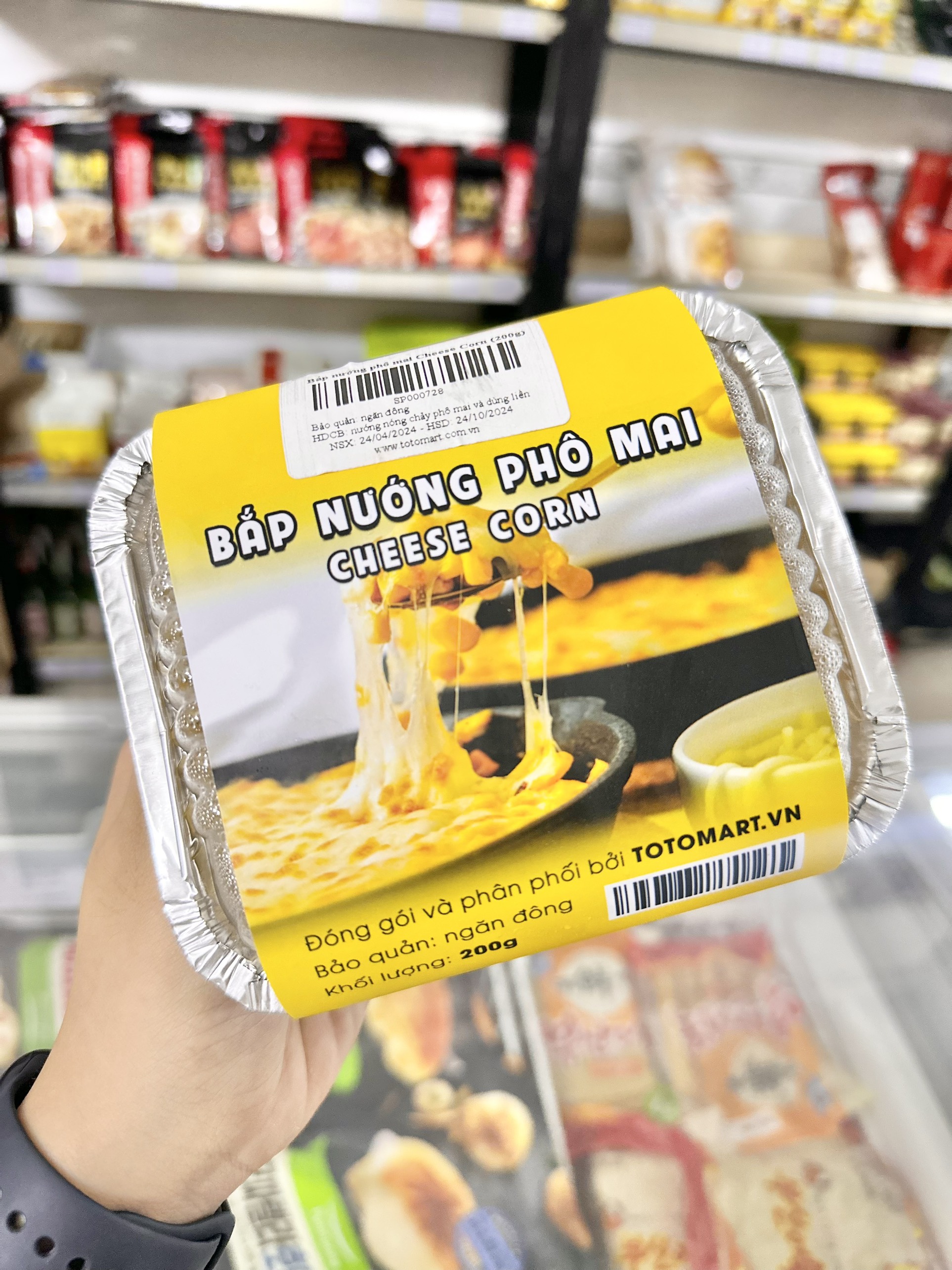 Bắp nướng phô mai Cheese Corn (200g)