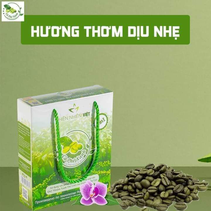 [HCM]CÀ PHÊ XANH KHÁNG MỠ ( hộp 30 gói)