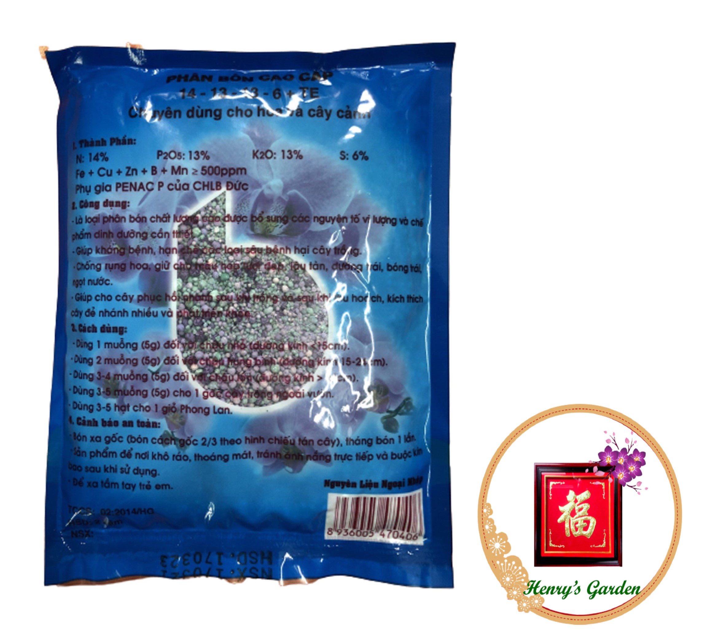 Phân Bón NPK (3 Màu) Better 14-13-13+6s+TE - #120A# 200g
