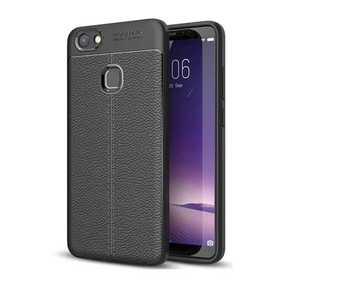 ốp lưng silicon dẻo vân da cho Vivo V7