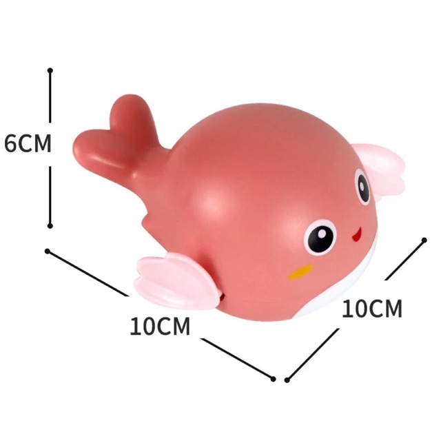Đồ chơi cá heo chạy cót bơi lội dưới nước cho bé