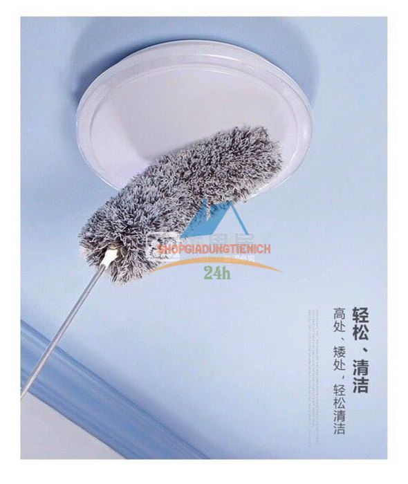 Chổi quét bụi cán gấp gọn