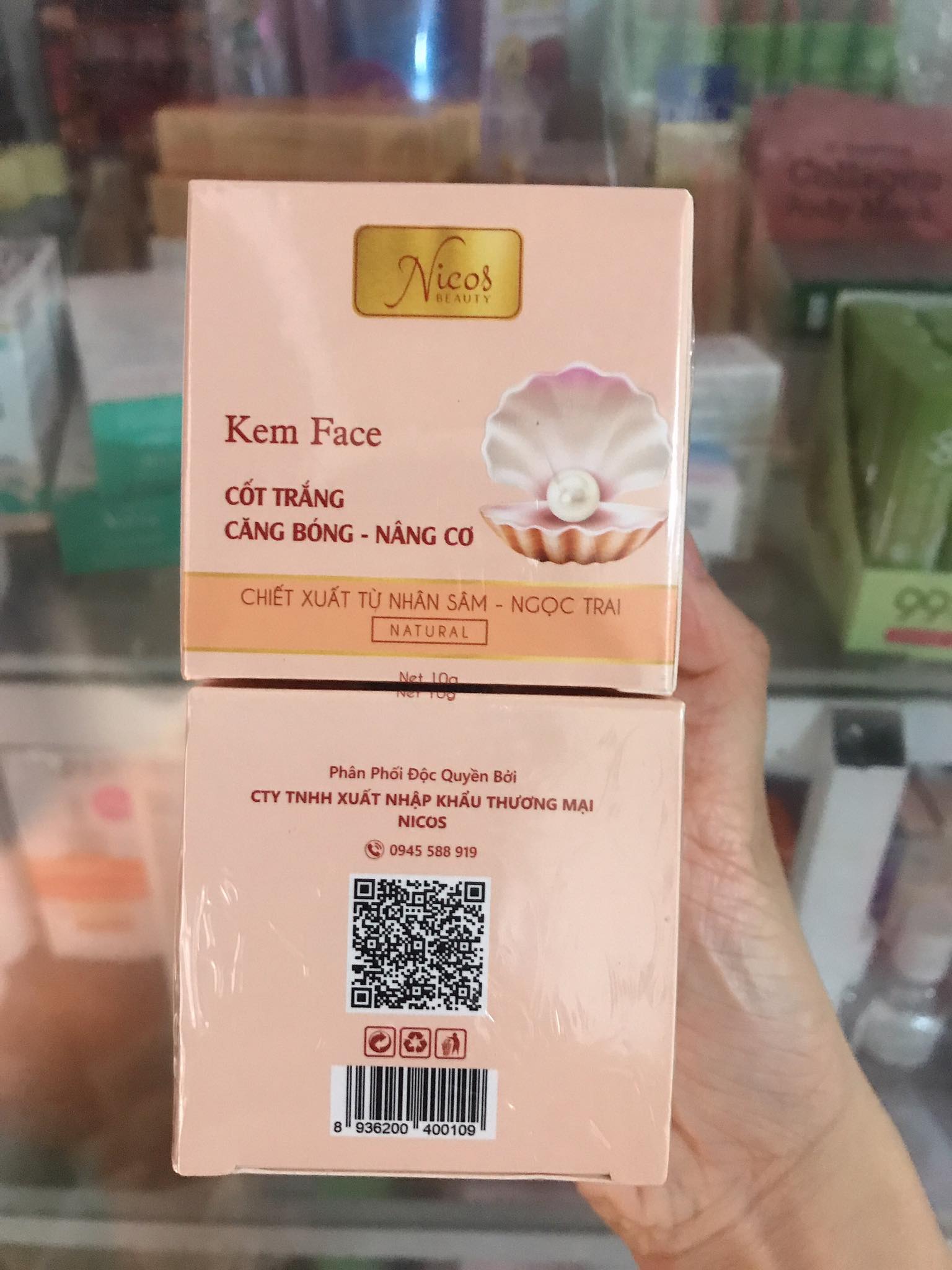 Kem Face Cốt Trắng Nicos Beauty