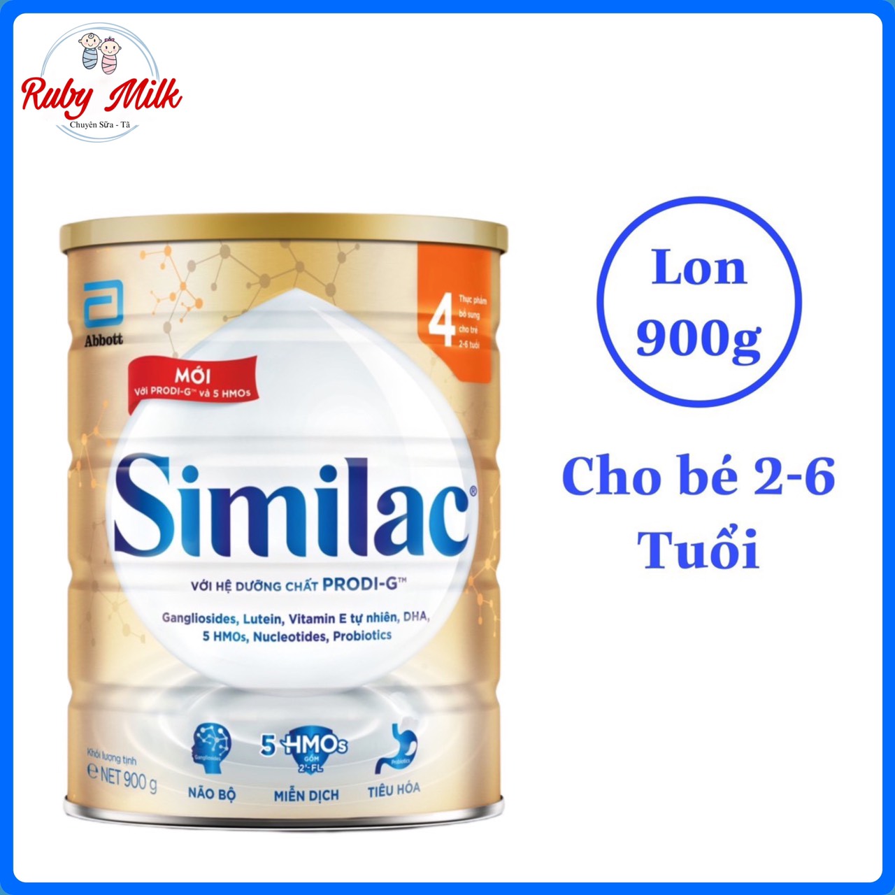 Sữa bột similac 5g số 4 lon 900g