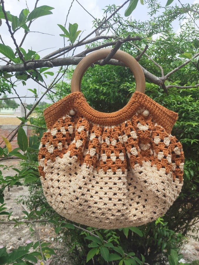 TÚI XÁCH TAY LEN HANDMADE