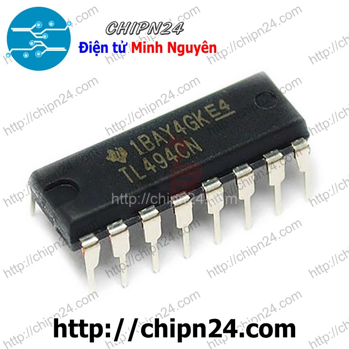 [2 con] (DIP) IC TL494 DIP-16 (TL494CN 494)